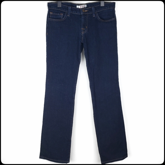 J Brand Denim - J Brand Low Rise Deep Wash Straight Leg Jeans in "Ink" Size: 27